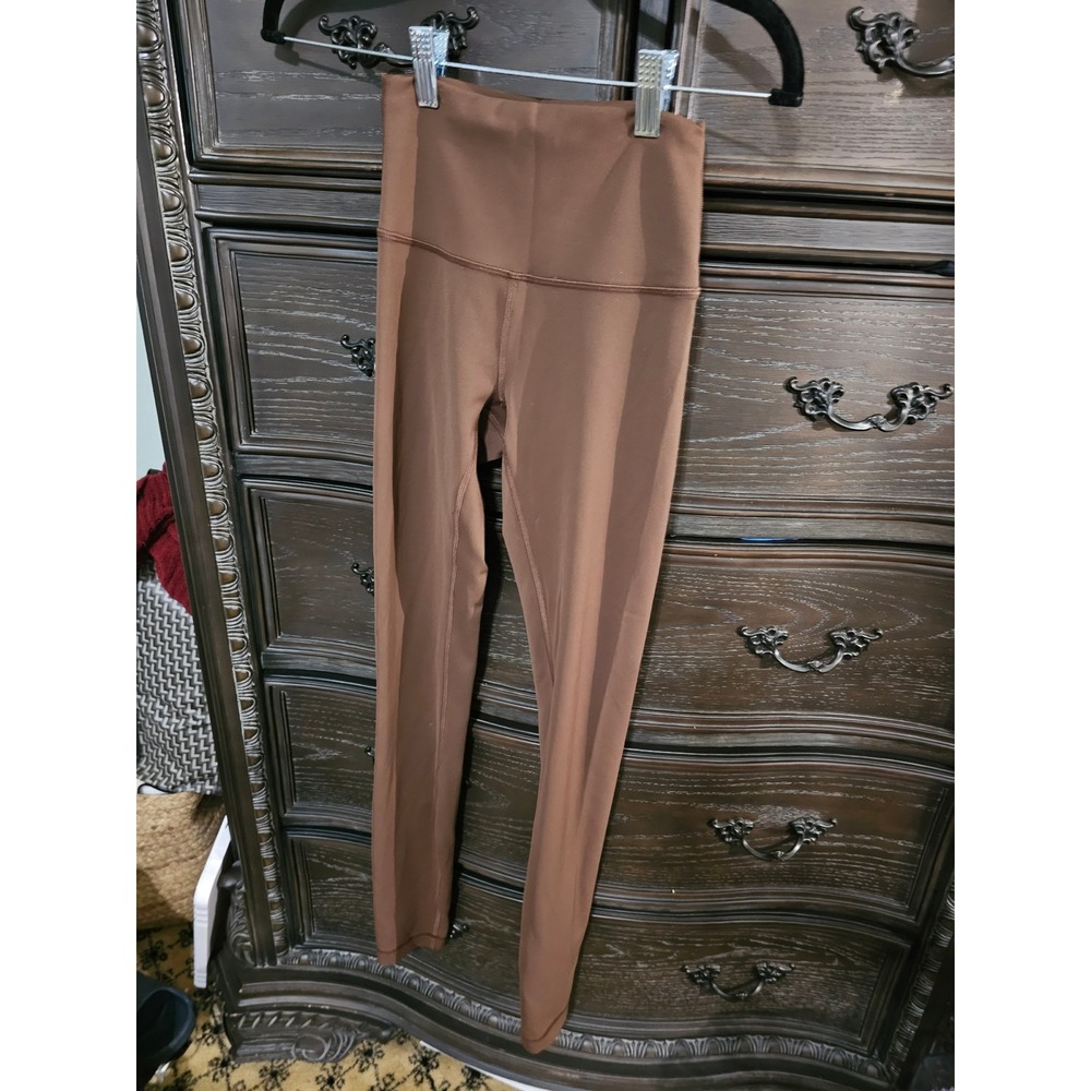 Lululemon Align High Rise Pant 25 Java Brown Nulu Yoga Leggings Womens‎ Size 2